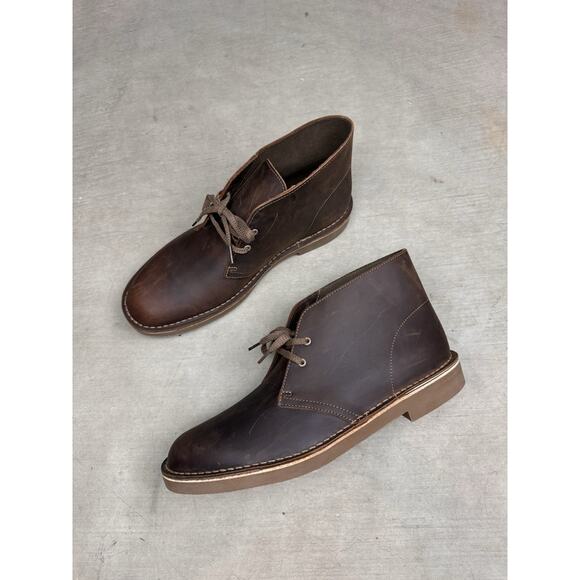 Clarks Mens Bushacre 2 Chukka Beeswax Boots Size 11M - Picture 1 of 9